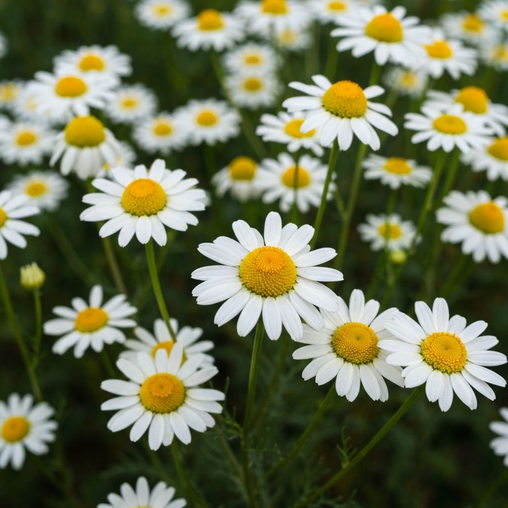 Chamomile flowers representing the healing power of medicinal herbs